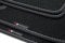 teileplus24 EF207 Fußmatten Gummimatten Exclusive-line Design kompatibel mit VW Touran 1 1T GP, GP2 2003-2015, Naht:Silber