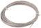 sourcing map Câble Acier 10M Longueur 1mm Diamètre Corde en fil d'acier flexible métallique recouvert de plastique ton argent
