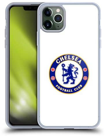 Head Case Designs Offizielle Chelsea Football Club Voll Weiss Kamm Gel Handyhülle Hülle [Militärischer Schutzgrad] Kompatibel mit Apple iPhone 11 Pro Max