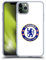 Head Case Designs Officially Licensed Chelsea Football Club Plain White Crest Soft Gel Case [Military Grade Protection] Compatible With Apple iPhone 11 Pro Max