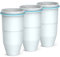 PURELINE ZR-017 Water Filter Pitcher Replacement. Compatible with ZeroWater Filter ZR-017 and All ZeroWater Pitchers and Dispensers (3 Pack)