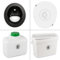 Kildwick Kit de Montage pour Toilettes de Compost sans boîtier, Noir, Klassik