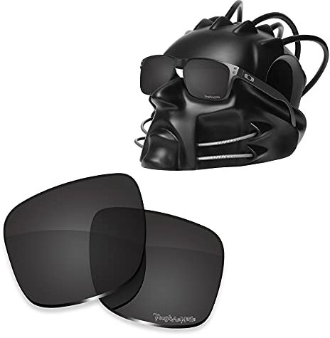 ToughAsNails Verres de rechange pour lunettes de soleil Oakley Holbrook XL OO9417 59 mm, Poly noir - Ar polarisé, taille unique