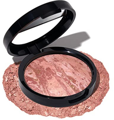 LAURA GELLER NEW YORK Baked Blush-n-Bronze marmoriert 2-in-1 Bronzer Rouge – Rose Bronze – Konturengesicht mit strahlender Spülung