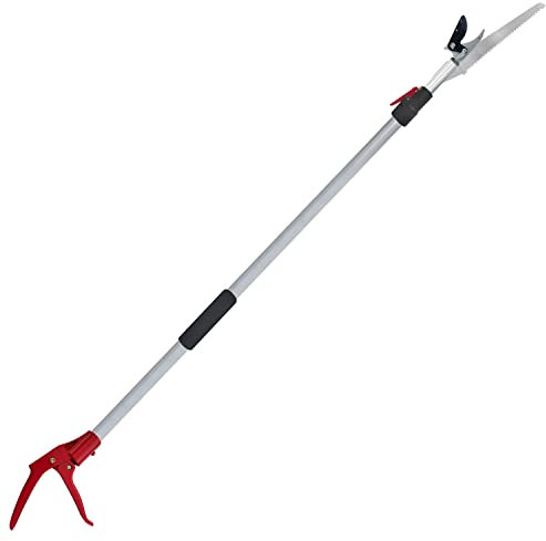Prunrt Tree Trimmer 4.5-7.3 FT Extendable, Pole Saw and Pruner