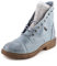 Toocool Stivali Donna Stivaletti Strass Anfibi Biker Invernali Scarpe G621 [37,Blu]