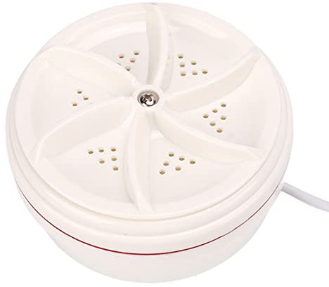 Tragbare Waschmaschine, ABS Automatische Reinigung USB Mini Tragbare Ultraschall Waschmaschine Bequem Feste Saugnapf Kleine Waschmaschine für die Reinigung von Socken Unterwäsche