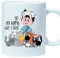 El Cajon Friki Taza (3 Gatos Chico) Tazas Originales de café y desayuno para Regalar a Amantes de los Gatos Yo Era Normal hace 3 gatos - Hombre - Cerámica 350 ml