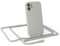 EAZY CASE - Handykette Silikon Premium kompatibel mit iPhone 12 Mini Handyhülle mit Umhängeband, Handykordel mit Schutzhülle, Silikonhülle, Hülle mit Band, Kette für Smartphone, Taupe