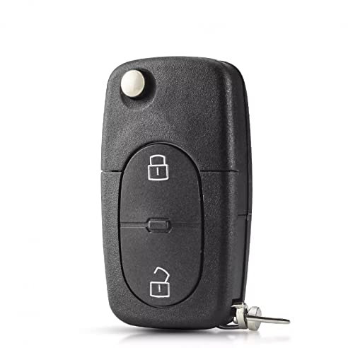 2 Button Auto Remote Cover Fob Car Key Shell Case Replacement Accessorie CR1620/CR1616 Battery For Audi A2 A3 A4 A6 Old Models