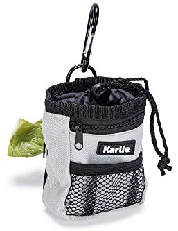 Karlie Snack- und Kotbeuteltasche, grau