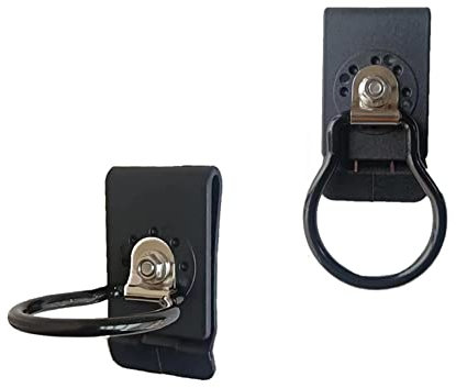 Qinwuwu XXHong 2PCS Flashlight Holder Belt Flashlight Clip Duty Belt Flashlight Holder for Belt 1.57 inch Belt Flashlight Clip Tool Clip