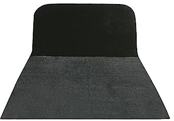 Black Soft Rubber Wrap Squeegees Carbon Fiber Vinyl PPF Scraper Car Window Tinting Tool Glass Cleaner (Black 2 Cut Edge)