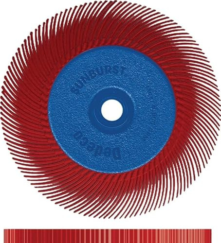 Radialbürste Sunburst Ø152xB151x25,4mm 220 Form DISC RA Alox/Korund TYROLIT