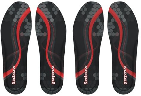 Szdxuw 2 paia Solette in Memory Foam Donna Uomo - Inserti per Scarpe Regolabile alla Misura Comfort Traspirante, Inserti Per Scarpe Da Ginnastica, Lavoro, Sportive E Stivali, Nero Uomo