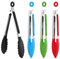 Pinze da Cucina,4 PCS Pinze da Barbecue in Nylon Pinze da Buffet in Acciaio Inossidabile Pinza per Spaghetti Pinze Grigliare con Fibbia di Bloccaggio