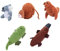 HOOTNEE 1satz Mini Fingerpuppen Niedliche Cartoon Handpuppen Aus Weichem Material Für Interaktive Geschichten Eltern-Spiele Kindergarten Und Kreative Lernaktivitäten