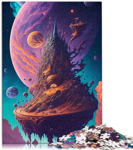 Puzzle, tolles Bild, 1000 Teile, Puzzle, Holzpuzzle, Familienspiel, Stressabbau, schwieriges Herausforderungspuzzle (50 x 75 cm)