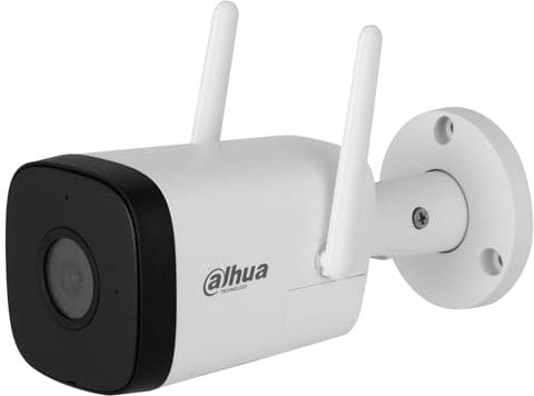 Dahua Bullet WLAN Kamera DH-IPC-HFW1430DTP-STW-0360B Überwachungskamera mit 4 Megapixel Auflösung, Kamera für außen, professionelle Outdoor WiFi IP Kamera/Netzwerkkamera