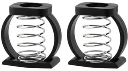 pintoc C Buckle Springs Bicycle Hinge Clip Bicycle Limit Hinge Clamp Compatible with Folding Bike Accessories Black