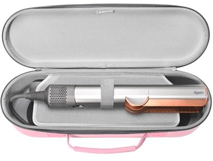 RLSOCO Tasche für Dyson Airstrait Straightener HT01 & Corrale/Corrale Special Edition Hair Straightener & Corrale Glätteisen -Rosa
