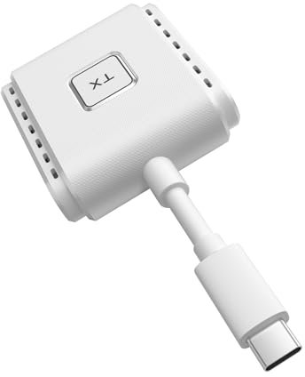 Lemorele Trasmettitore wireless USB C per trasmettitore e ricevitore P200 P300 wireless HDMI/USB C, supporta 8 TXS a 1 RX