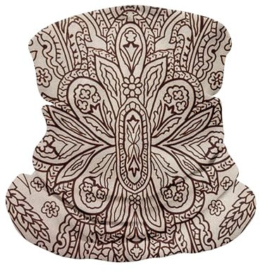 Loop Schal Multifunktionstuch, Schlauchschal für Damen und Herren, atmungsaktives Halstuch als Gesichtsschutz, Stirnband, Wind- und Sonnenschutz, ideal für Motorrad, Ski & Outdoor (Henna)