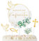 9 Stück Konfirmation Kuchendekoration Taube Fisch Tortendeko Cake Topper Tortenaufsätze Geschenke Muffin Tortentopper für Jungen Mädchen Kommunion Party deko (Alles Gute zur Konfirmation)