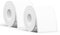 SUPVAN T50M Etikettenmacher-Klebeband, angepasstes Etikettendruckpapier, 2 Packungen, Nachfüllpackungen, Weiß, Größe 50 mm x 80 mm, 95 Stück, thermisch laminiert, wasserdicht, selbstklebend