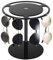 NLONLL 360° Drehbar Brillenständer Acryl Brillenhalter für Mehrere Brillen Ständer Brillenhalter Sonnenbrillen Aufbewahrung Sunglasses Organizer Sonnenbrillenhalterung für Zuhause (Schwarz)