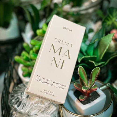 GRISEA Handcreme: repariert, pflegt und schützt mit Sheabutter, Ringelblume und Hafer. Bekämpft Trockenheit und Reizungen durch Umweltbelastung. Sofortige Weichheit. Perfekt mit Desinfektionsspray.