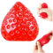 Juguetes para aliviar el estrés, Fresa Squishies Juguete de Fruta Juguetes Antiestrés Squishy Kawaii Taba Squishy Juguete para Apretar con Fresa Juguete Suave de Alivio de Estrés para Niños Adultos