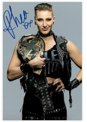 KBGDFSDF Rhea Ripley Autogramm-Poster (2), Leinwand-Poster, Wandkunstdruck, Bild, Gemälde, 30 x 45 cm
