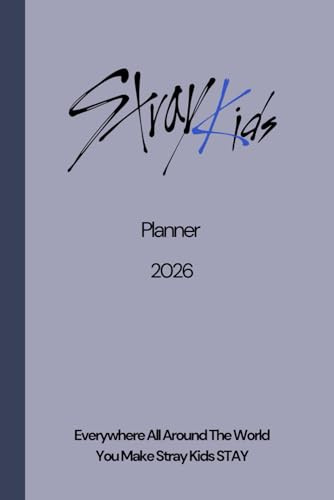 Stray Kids Planner 2026: Agenda 2026 / Blue-Grey edition