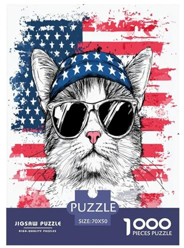 USA Kurzhaar Puzzle 1000 Teile Schwer Puzzle Spielzeug Pädagogisches Spiel Impossible Herausforderungsspielzeug Für Erwachsene Und Kinder in Bewährter 70x50cm/1000pcs