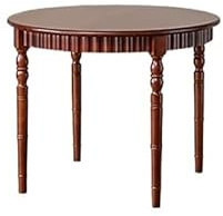 Couchtisch Rund Esstisch aus Massivholz, antiken römischen Stil, Couchtisch im Wohnzimmer, Verhandlung, kleiner Haushalt