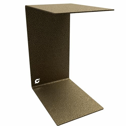 tuning-art Berlin Beistelltisch Metall | hochwertig pulverbeschichtet | Couchtisch Wohnzimmertisch Laptoptisch Sofatablett | Innen und Außen einsetzbar
