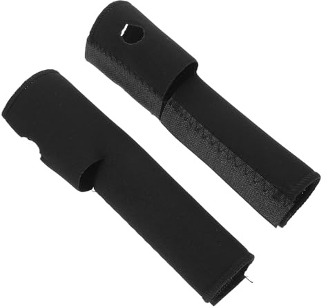 DIYEAH 2pcs Mountain Bike Front Fork Protector Sleeve, Shock Absorber Fork Guard Cover Film, Sturdy Bike Frame Wrap for Outdoor Cycling