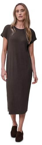 Street One Midi-Kleid aus Jersey in Rippstruktur