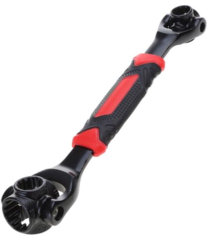 Clés à douille pour boulons cannelés, tête de rotation à 360 degrés, universelle, meuble, réparation de voiture, adaptateur de 250 mm pour perceuse de voiture