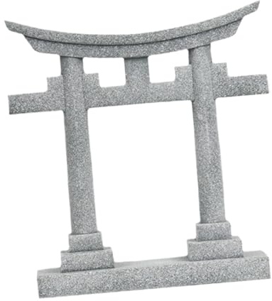 Sharplace Estatua Miniatura de Puerta Torii Japonesa, Material de PVC, Decoración Paisajística Multifuncional para Jardines de Hadas, Decoración, Accesorios, Du, 6.1x1.8x6.9cm