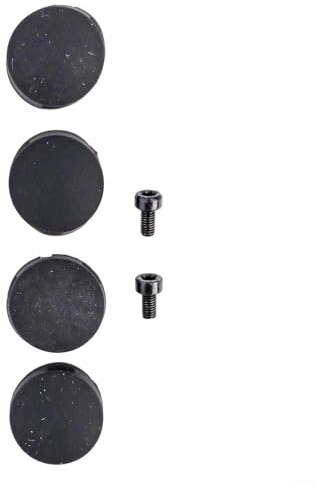 Hosrivae Replacement Wired Doorbell Button Cover for Ring Video Doorbell Pro – Silicone Doorbell Buttons (4-Pack) Having Screws 0.75 X 0.75 X 0.3 in Black or Fluorescent Green(BLACK)