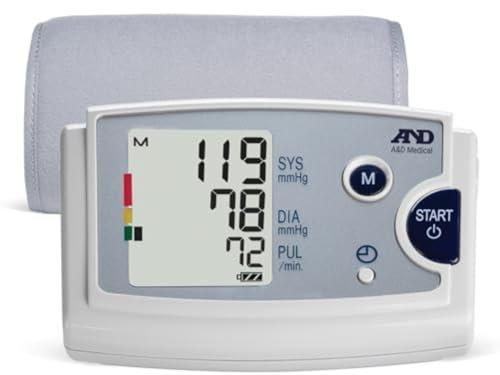 A&D Life Source Quick Response Blood Pressure Digital Monitor with Easy Fit Cuff