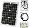 10W 12V Photonic Universe Solar Power kit with 5A Charge Controller and Battery Cables for a Motorhome, Caravan, Camper, Boat or Any 12V System (10 watt)