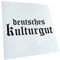 Kiwistar - Autoaufkleber - Schwarz - 20x8cm Deutsches Kulturgut Altdeutsch - Heckscheibe Auto Aufkleber wetterfest für Kfz LKW Mofa Truck - Sticker außen selbstklebend Tuning Zubehör für Fenster