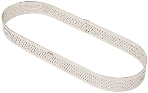 LACOR Perforiert Schimmel Oval, Edelstahl, Grau, 20 cm, 7 x 20 x 2 cm