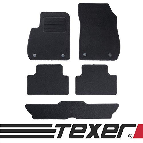 CARMAT TEXER Textil Fußmatten Passend für Opel Zafira C 7-Sitzer Bj. 2012- Basic
