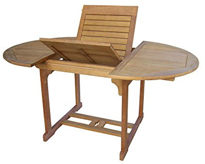Sedex Dalia Gartentisch 120-180/120 cm Tisch mit Auszugfunktion Holztisch Eukalyptus