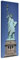 Bilderwelten Leinwandbild - Statue of Liberty - Panorama Hoch, 90cm x 30cm