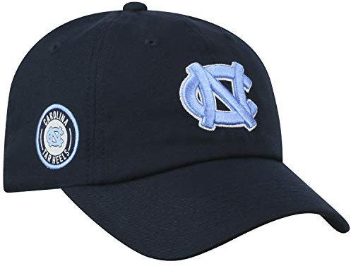 NCAA Verstellbare orange gebogene Hutkappe, Unisex-Erwachsene, dunkelblau, Einstellbar